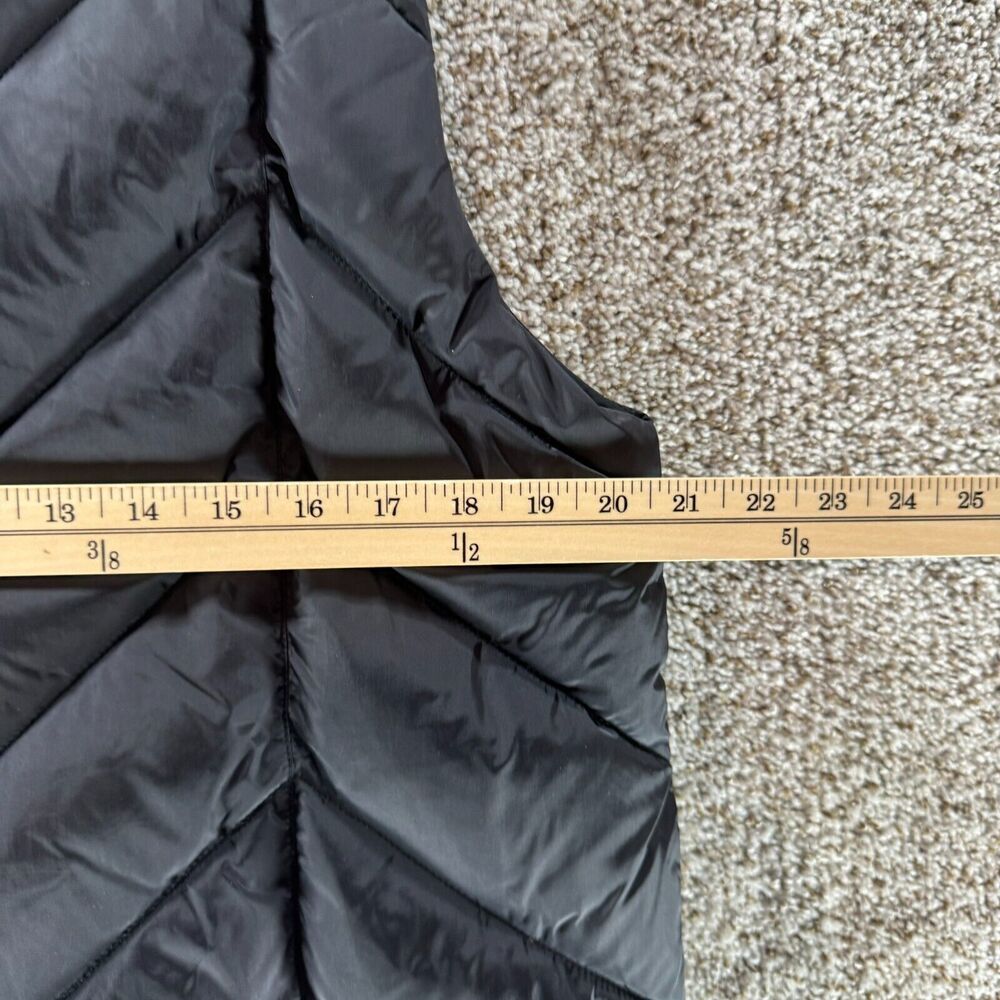 Vintage Tommy Hilfiger Down‎ Puffer Vest Mens Medium Black Full Zip 2000 Y2K VTG - Picture 13 of 15